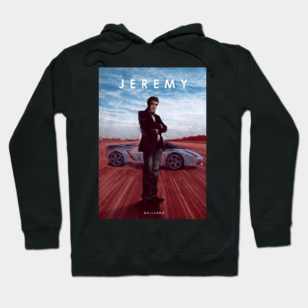 Jeremy Clarkson - Lamborghini Gallardo - Car Legends Hoodie by Great-Peoples